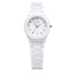 White Arabic Numerals Modern Watch for Men - Octagonal