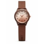 Rose Gold Brown Women's Watch - CiCiflower Elegant Quartz