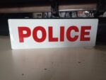 Police Vehicle Dashboard Name Plate – Marathi & English | 12×4 Inch Acrylic Plate - Image 3